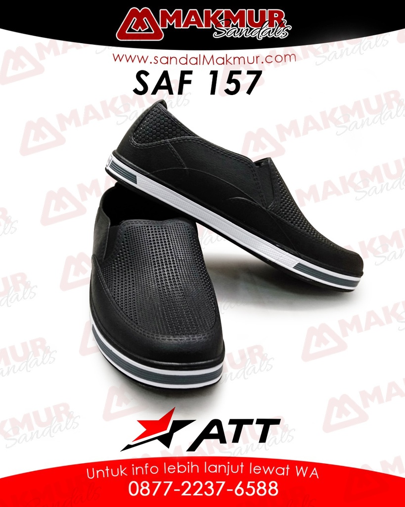 ATT SAF 157 [Hitam/Abu] (40-43)
