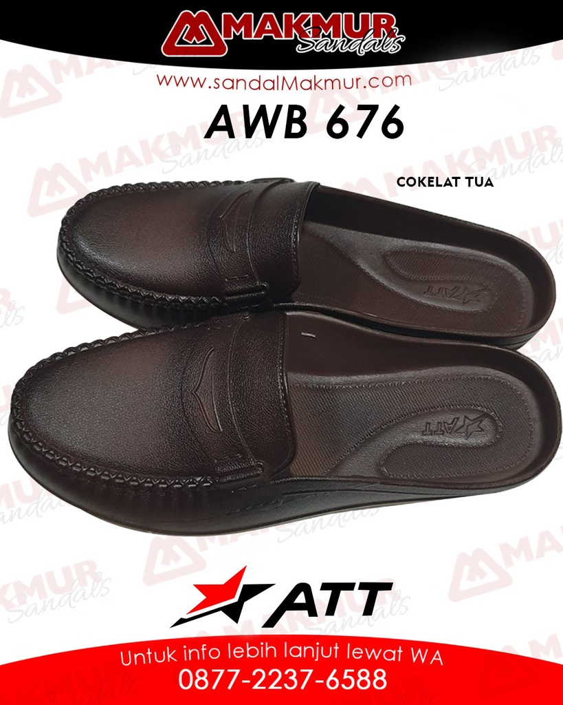 ATT AWB 676 B [Coklat Tua] (39-42)