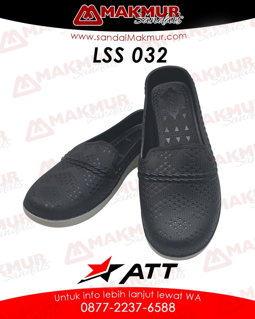 ATT LSS 032 B [HITAM] (37-40)