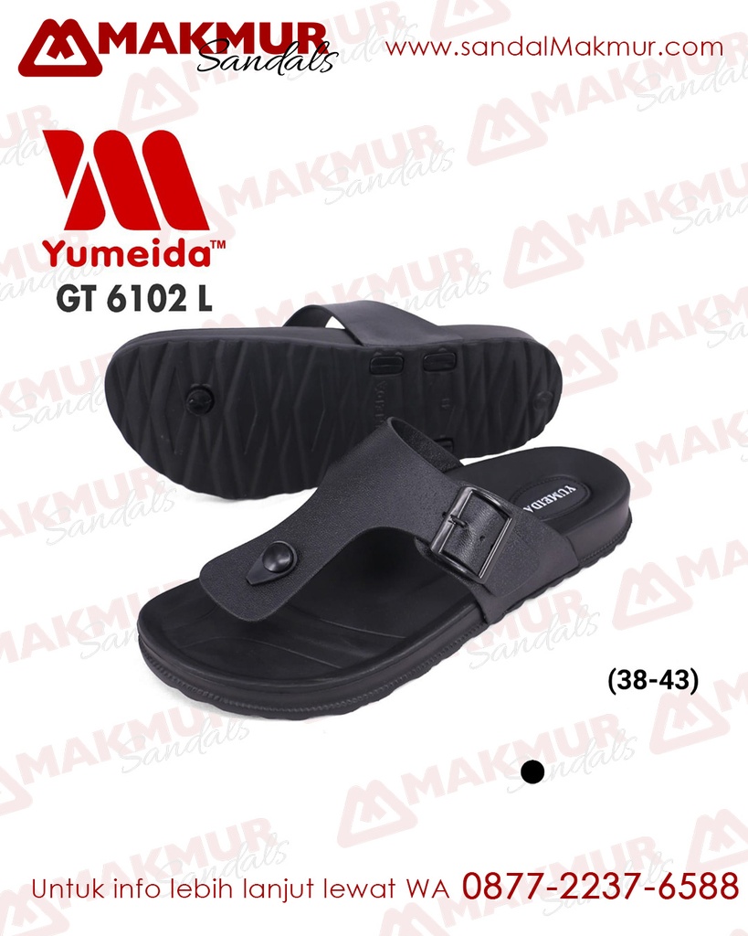 Yumeida T GT 6102 [L] (Hitam) (38-43)