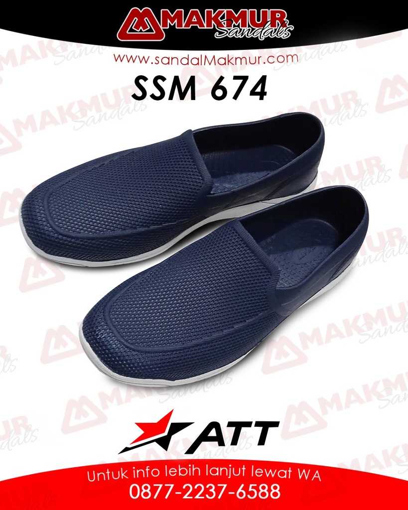 ATT SSM 674 B [BIRU TUA/PUTIH] (39-42)