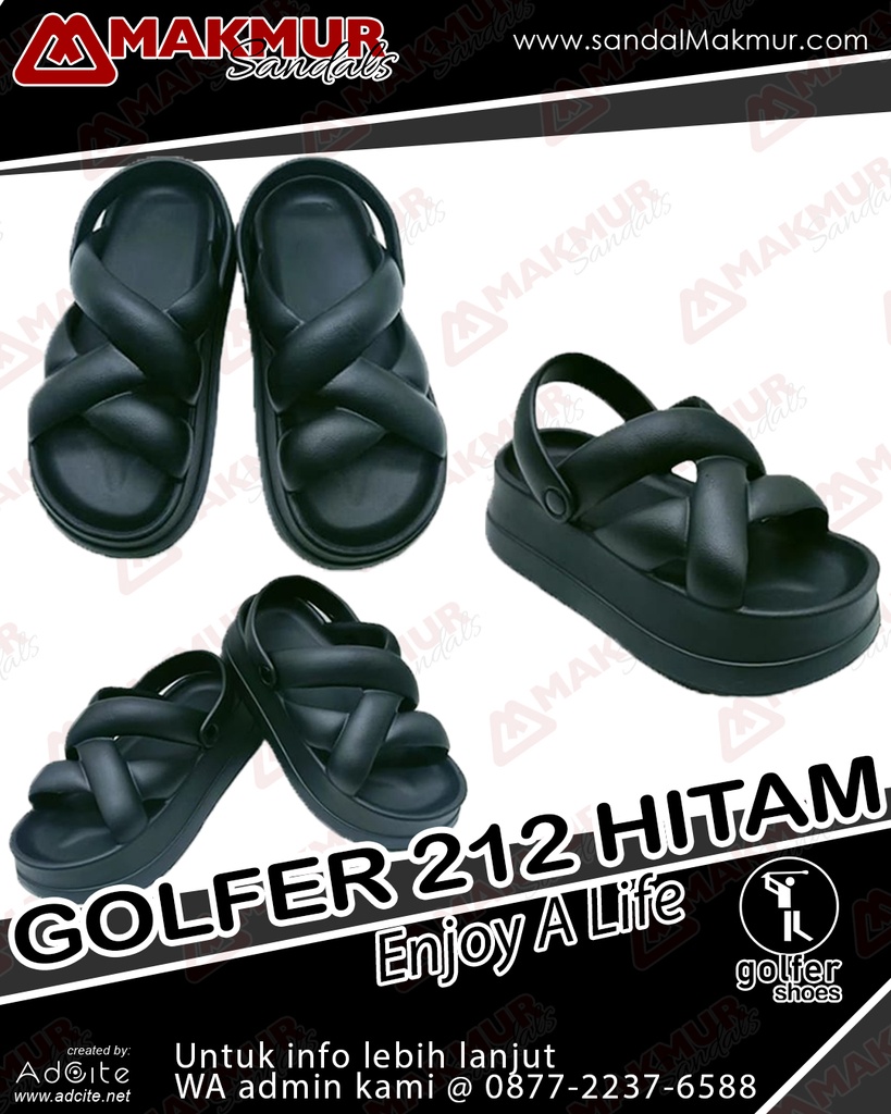 GOLFER 212 B [Hitam] (36-40)