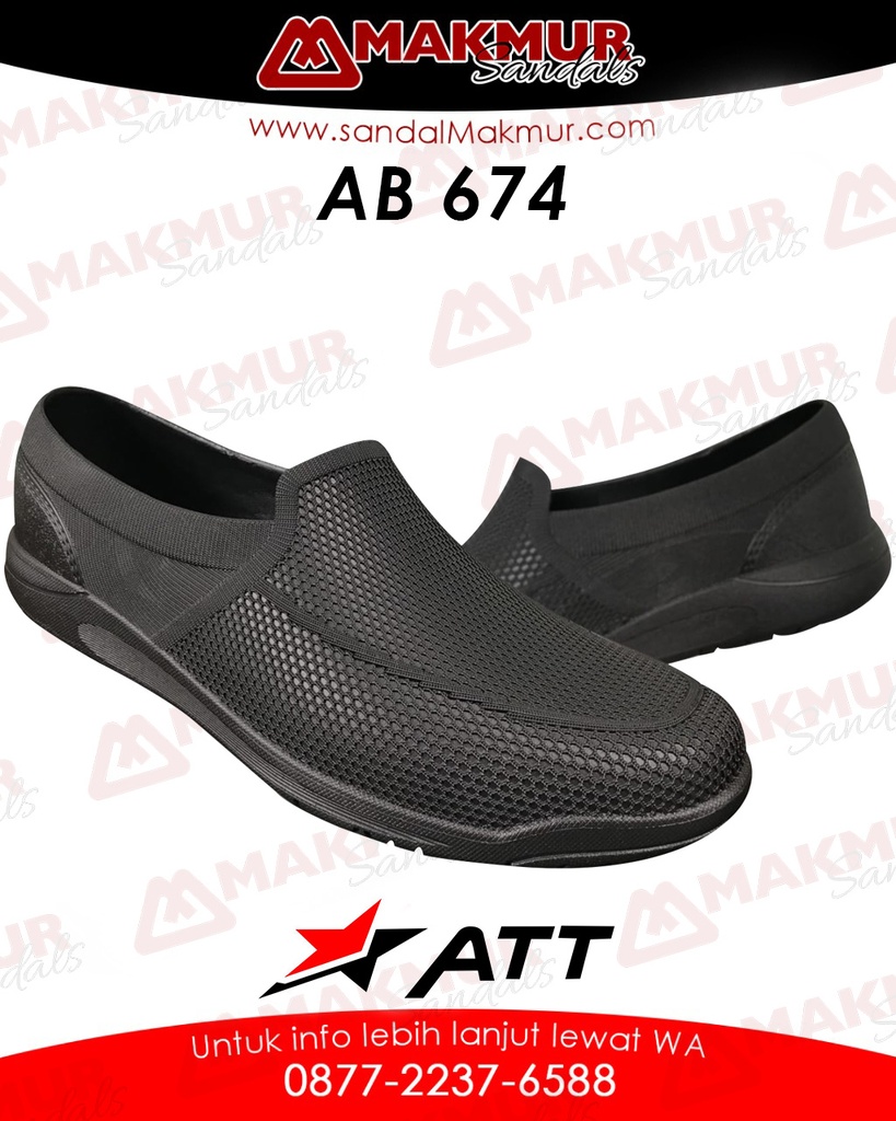 ATT AB 674 [Hitam] (40-43)