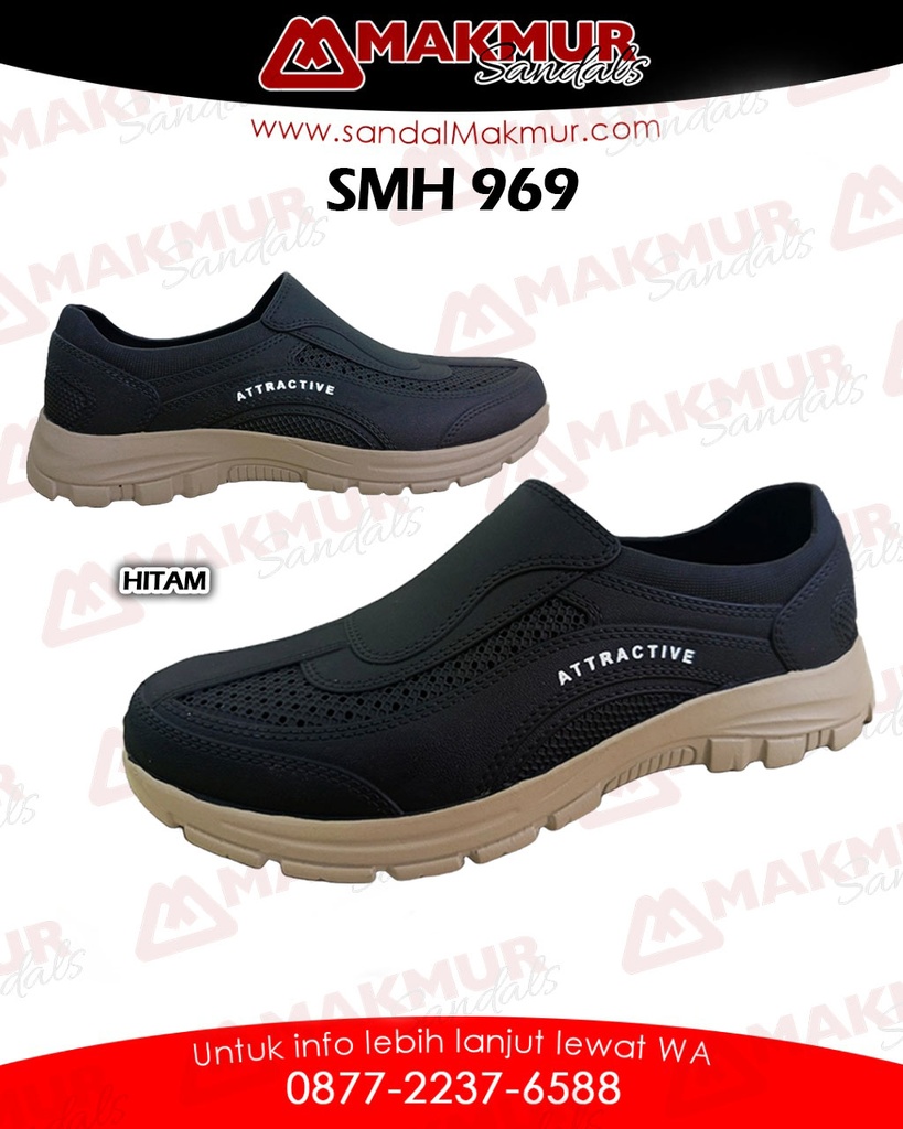 ATT SMH 969 [Hitam] (39-44) 