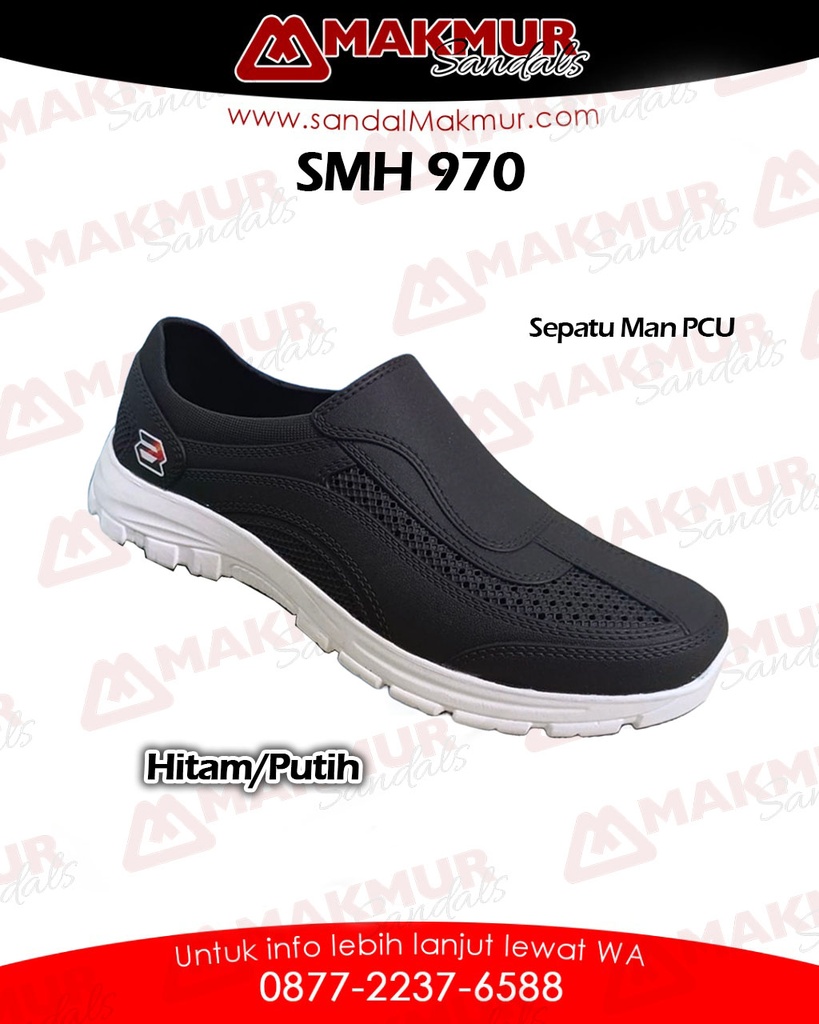ATT SMH 970 B [Hitam/Putih] (39-44) 