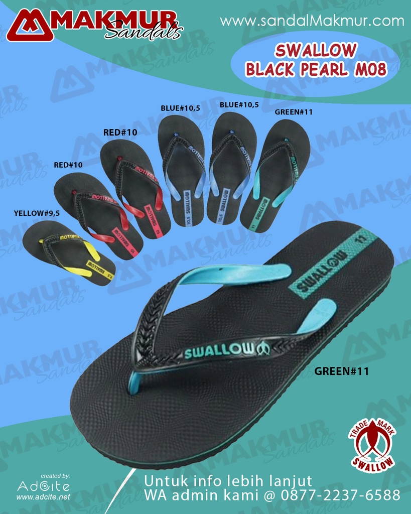 Swallow (Black Pearl) [M-08] (9.5-11)