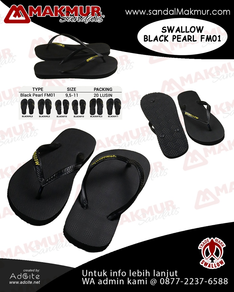 Swallow (Black Pearl) [FM-01] (9.5-11)