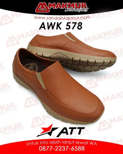 [ATT0186] ATT AWK 578 [Coklat Muda] (40-43)