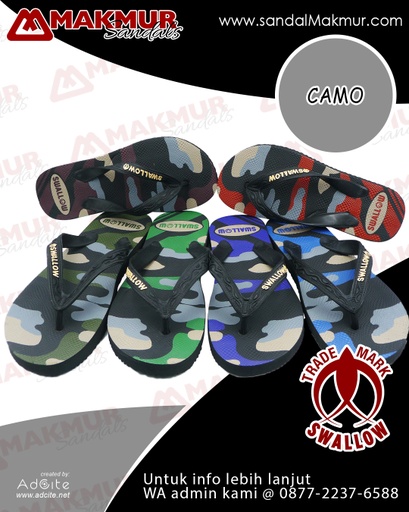 [SWL0065] Swallow Camo Kids (7.5-8.5)