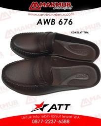 [ATT0286] ATT AWB 676 B [Coklat Tua] (39-42)