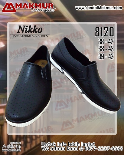 [NKO0179] Nikko 8120 [Hitam] (39-42)