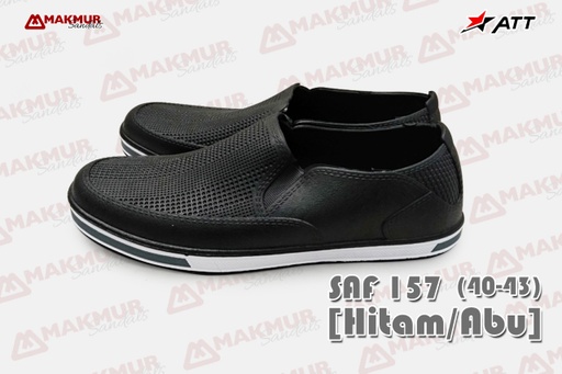 [ATT0110] ATT SAF 157 [Hitam/Abu] 39-42