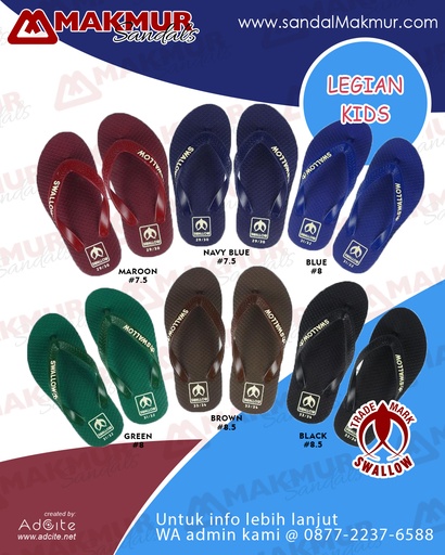 [SWL0072] Swallow Legian Kids (7.5-8.5)