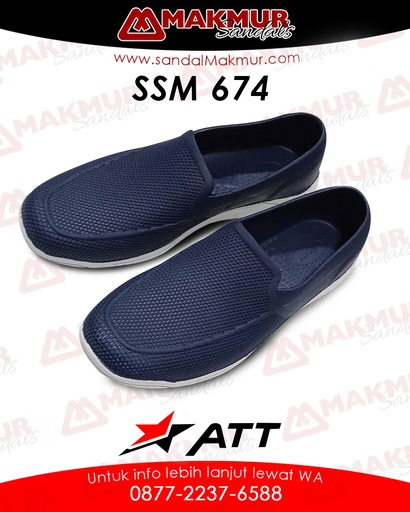 [ATT0324] ATT SSM 674 B [BIRU TUA/PUTIH] (39-42)