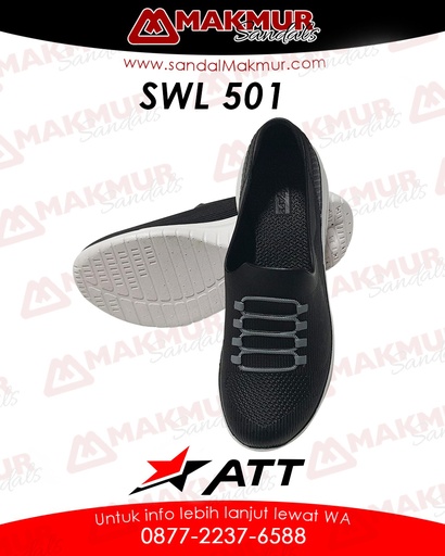 [ATT0345] ATT SWL 501 [HITAM] (37-40)