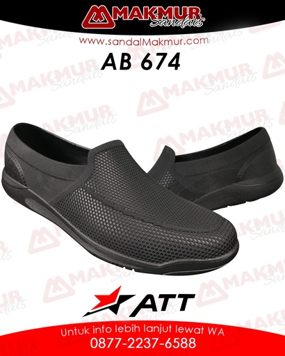 [ATT0357] ATT AB 674 [Hitam] (40-43)