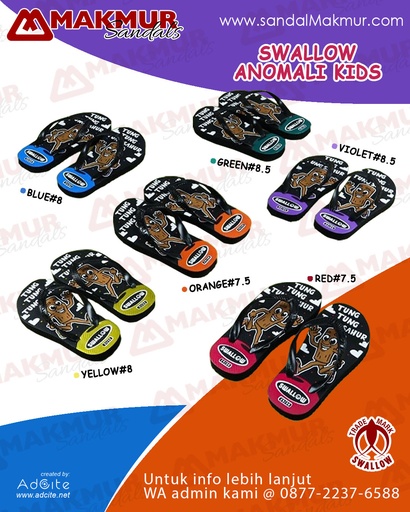 [SWL0082] Swallow Anomali Kids (7.5-8.5)