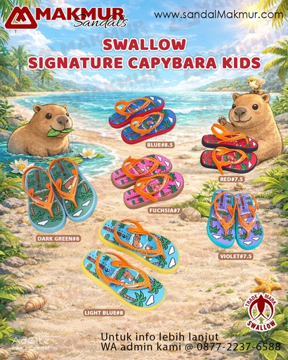 [SWL0085] Swallow Signature [Capybara Kids] (7-8.5)
