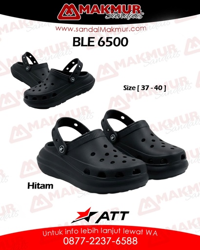 [ATT0408] ATT BLE 6500 B [Hitam] (37-40)
