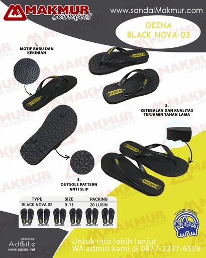 [OKN0014] Okina Black Nova 03 (Seri) (9-11)