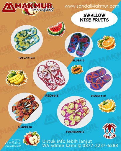 [SWL0094] Swallow Nice [Fruits] (9.5-10.5)