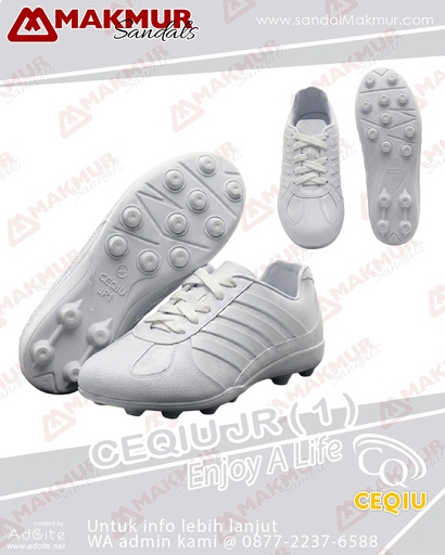 [CQU0673] CEQIU JR-1 [Putih] Sepatu Futsal (37)