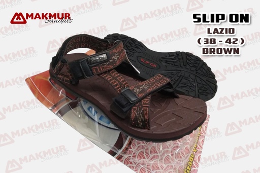 [SON0046] Slip On Lazio [Brown] (38-42)
