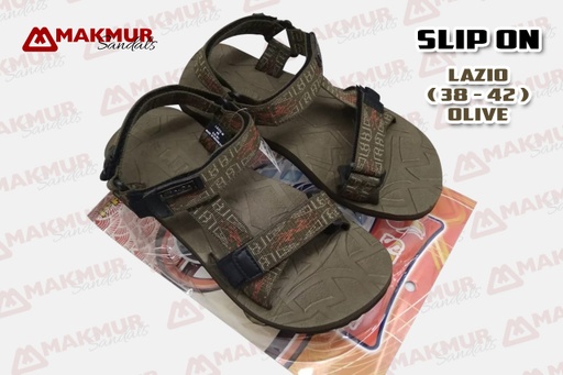 [SON0047] Slip On Lazio [Olive] (38-42)
